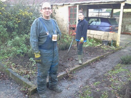 John-Paul and Jane (friends from Oxford), Hillside House 2013-12-22 (0490)